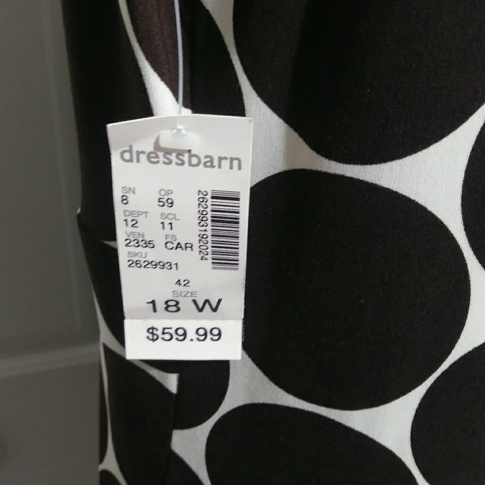 Dressbarn Sleeveless V-Neck Dress - Picture 7 of 7
